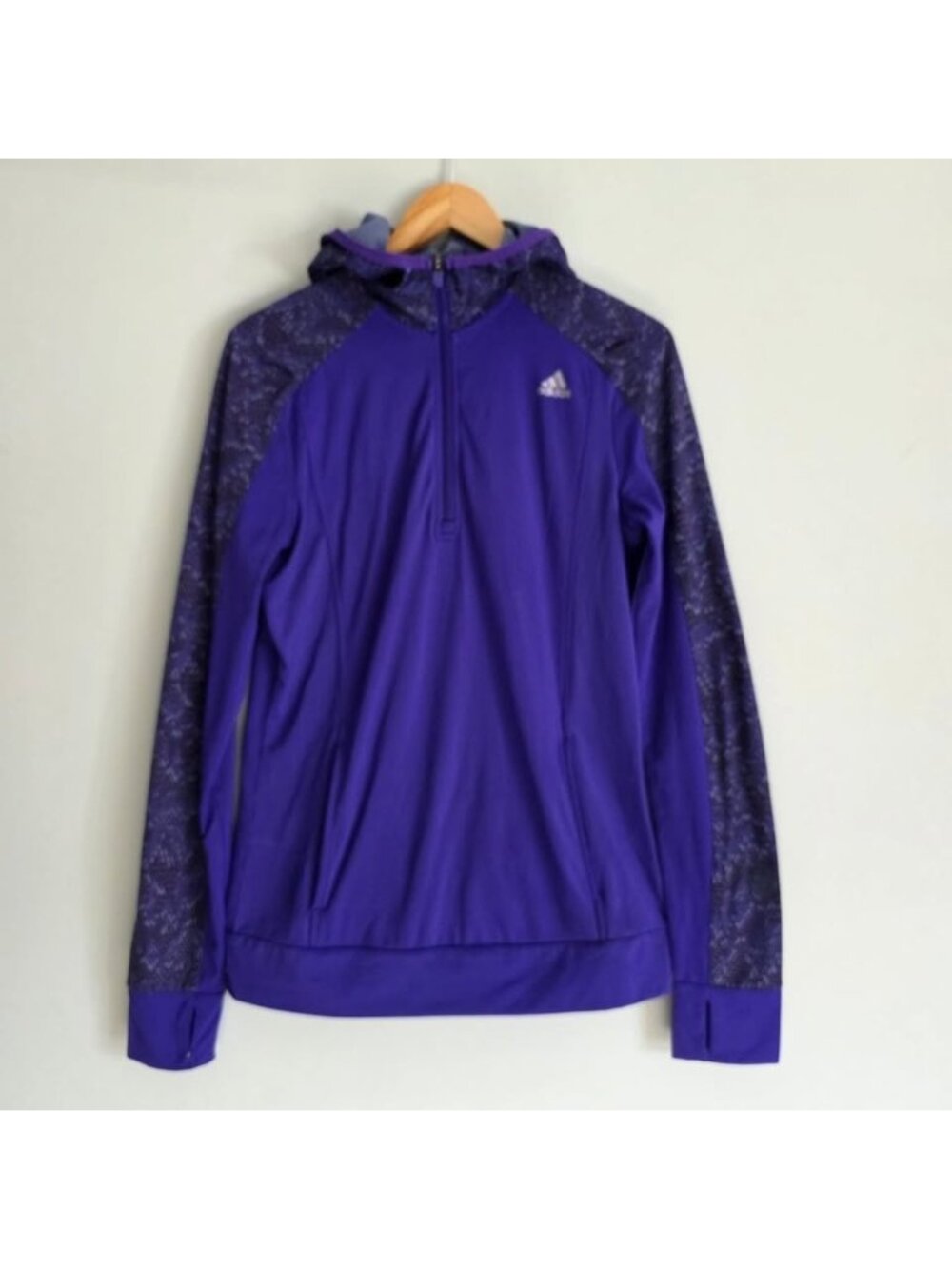 Adidas Climawarm Light Fleece Hoodie Jacket Women's Medium